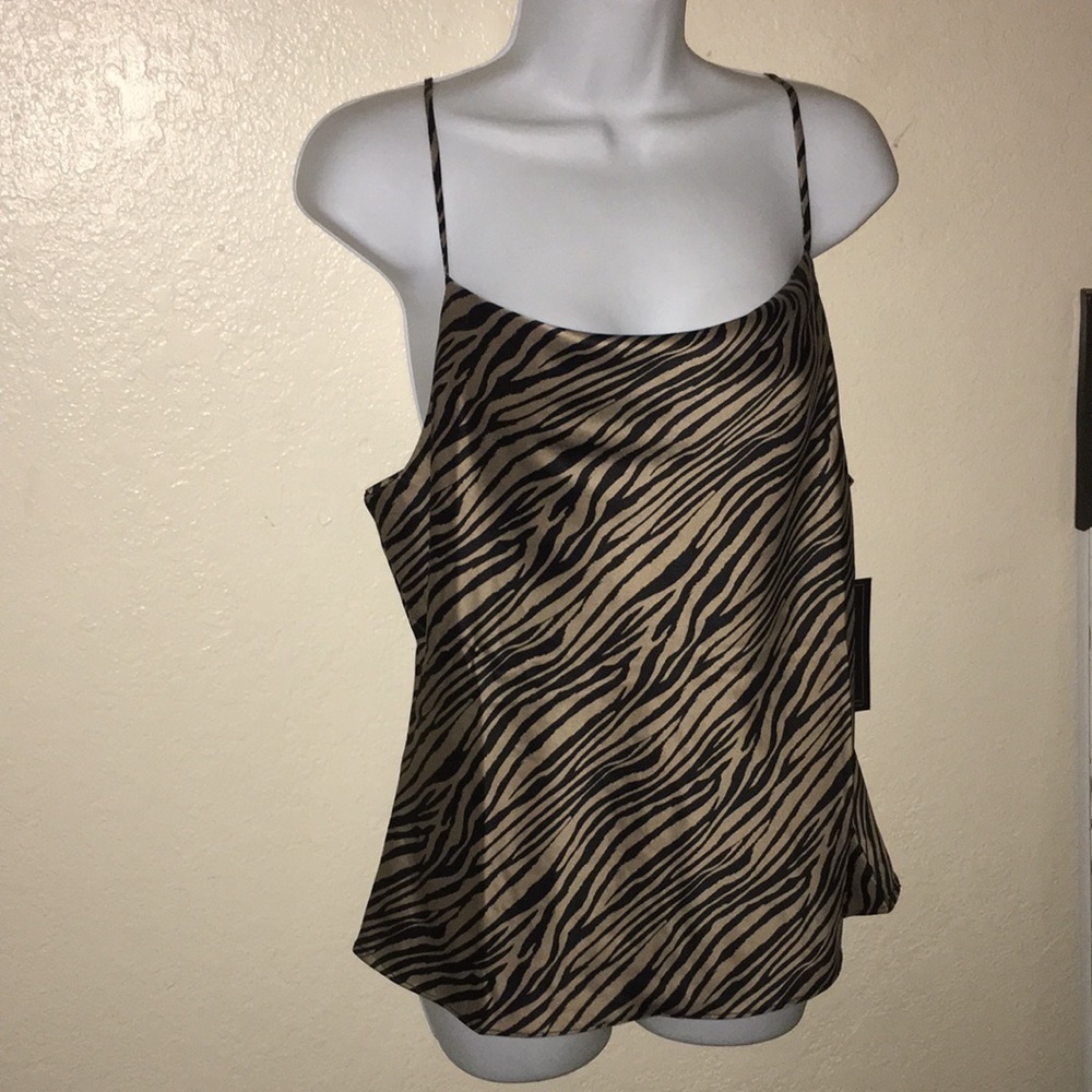 Animal print tank top